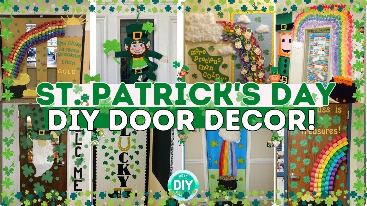 🍀 80+ DIY St. Patrick's Day Door Decoration Ideas for Classroom 2026 🌟 Festive & Fun Designs!