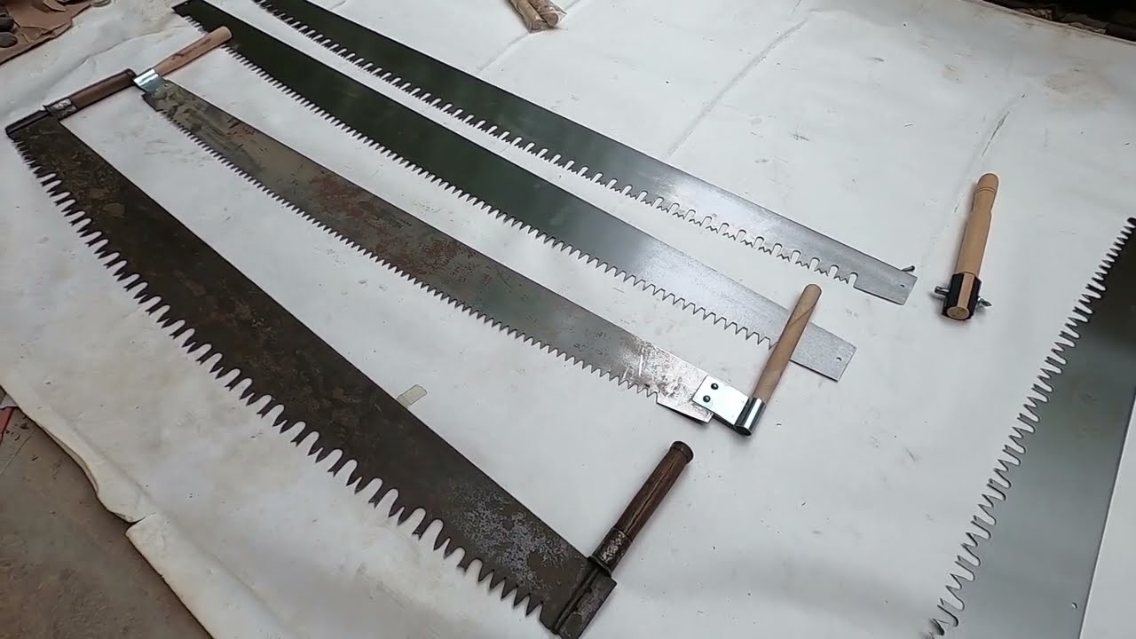 Showing off our new product line of Lynx Crosscut saws, with a short tooth comparison at the end.