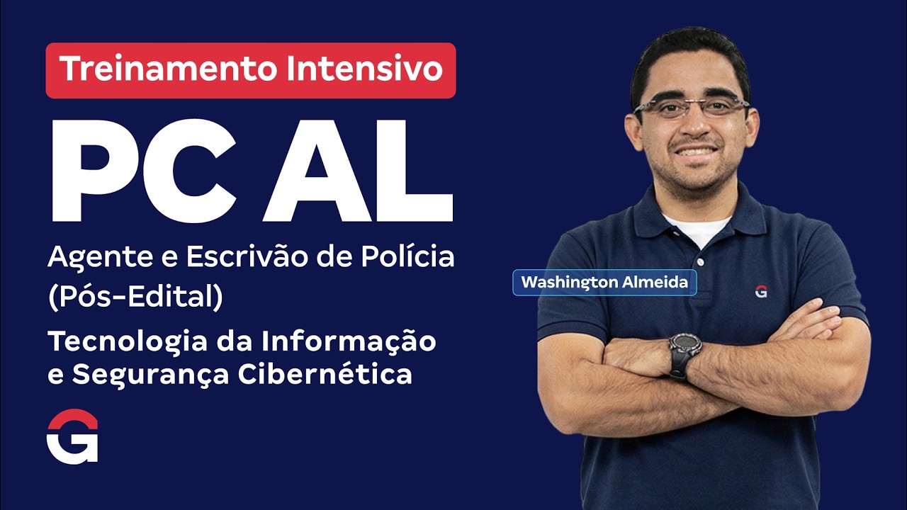 Treinamento Intensivo PC AL - Agente e Escrivão de Polícia com Washington Almeida