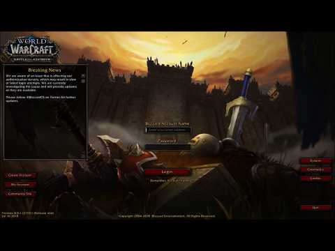 Battle For Azeroth Login Screen Music (Full HD)