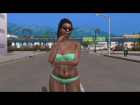 sims cc download woman Evelyn Thompson by Bonita100 Game Video Preview