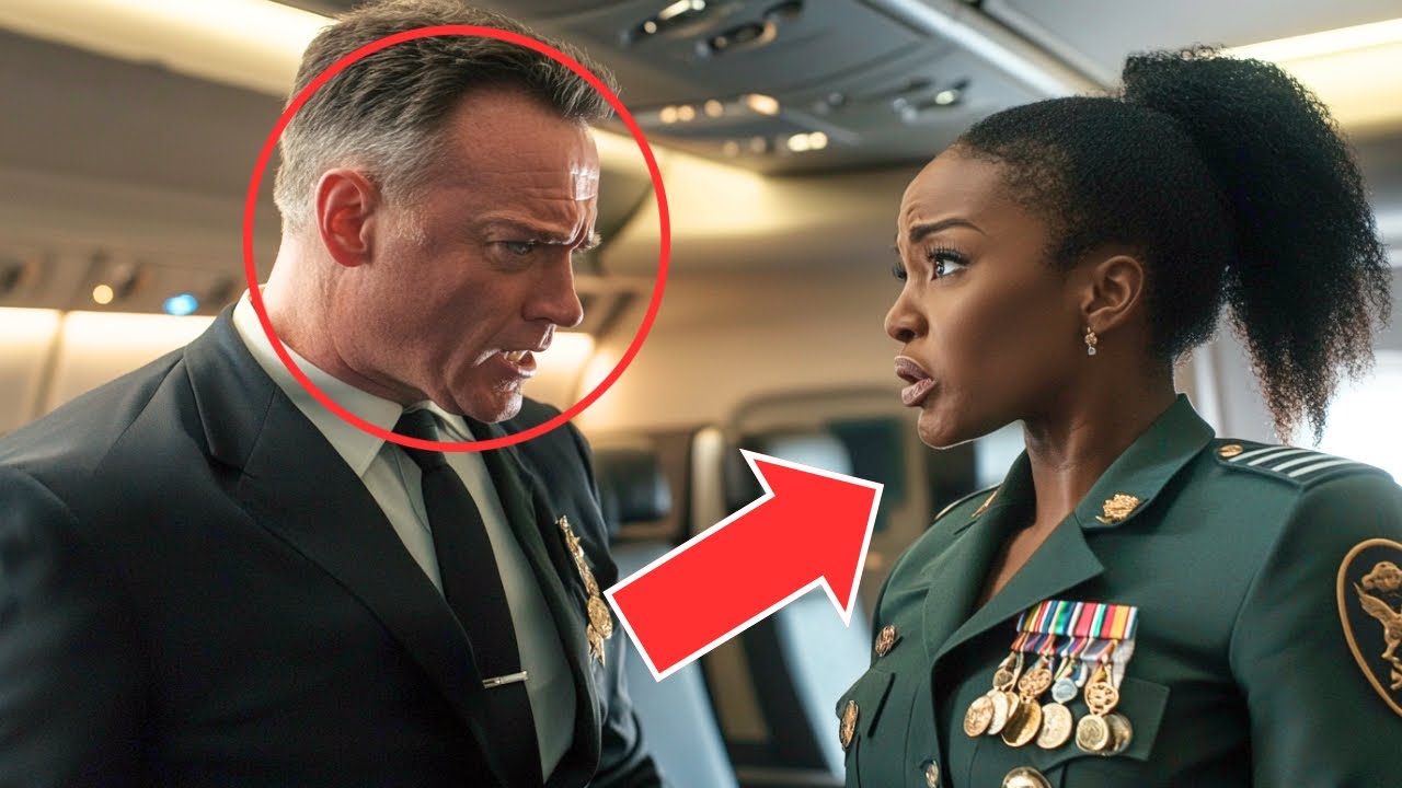 Evil Man Denies First Class To Black General. Her Instant Revenge…