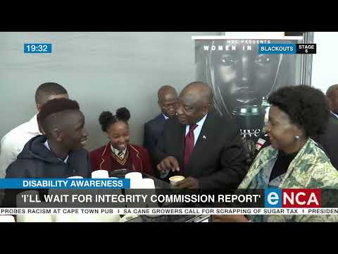 Ramaphosa I'll wait for integrity commission report