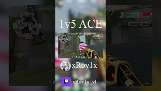 1v5 ACE #shorts #valorant