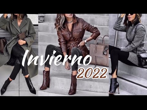 TENDENCIAS INVIERNO 2022 || MODA 2022 Mujer | OUTFITS DE MODA OTOÑO INVIERNO 2021 2022