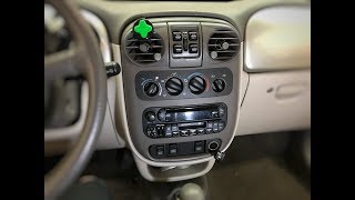 2002 Chrysler PT Cruiser Radio Removal