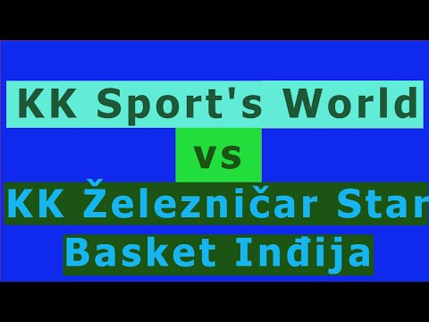 KK Sport's World  vs   KK Zeleznicar Star Basket Indjija - prijateljska utakmica - U13