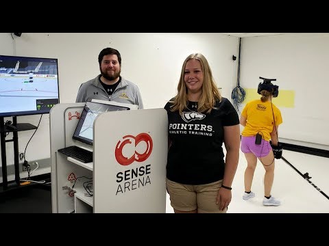 UWSP Athletic Training uses Virtual Reality Hockey Technology for Research thumbnail