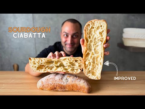 Sourdough Ciabatta (Improved Recipe)