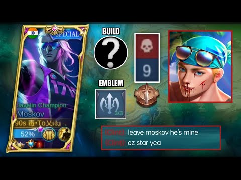 Moskov Best Build And Emblem For Destroying Clint In Goldlane | Top Global Moskov |Moskov Best Build