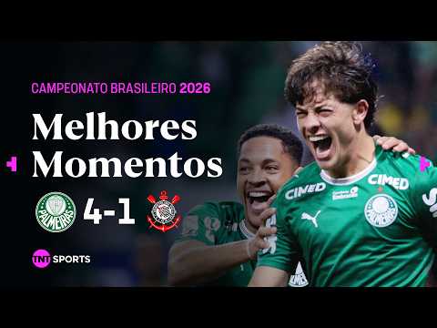 TIMÃO FAZ GOL CONTRA BIZARRO, GIAY EM NOITE ARTILHEIRA E VERDÃO ATROPELA | PALMEIRAS 4X1 CORINTHIANS