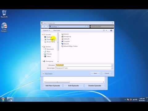 iTunes Podcast.xml Editor Software