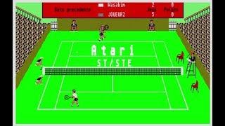 Tennis (Match Point) - Atari ST (1986)