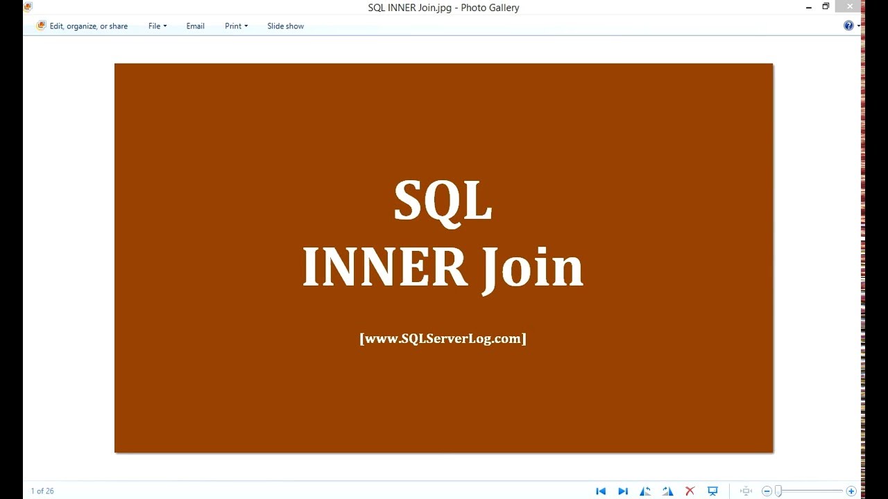 40 - SQL INNER Join - Learn SQL from www.SQLServerLog.com [HD]