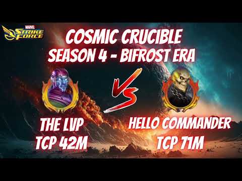 Behold a Kraken! 29M Punch-up Season 4 Cosmic Crucible Gameplay  Marvel Strike Force MSF