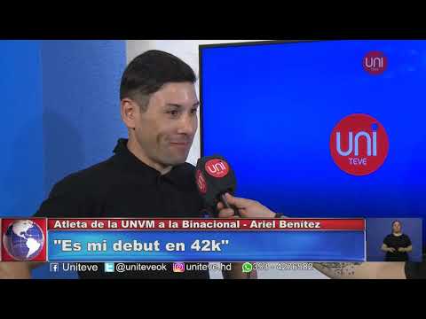 Ariel Benítez correrá la maratón Binacional