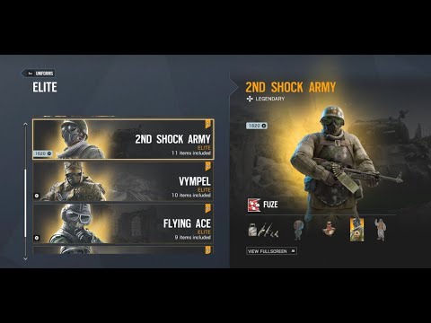 Rainbow Six Siege // All ELITE skins for FREE //Zofia Elite!