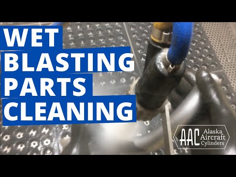 Wet Blasting: Cleaning Aircraft Engine Parts