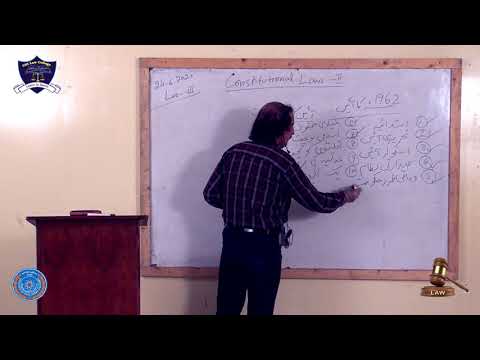 Constitutional Law-II Lecture No 3