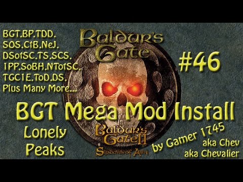 Let's Play Baldur's Gate Trilogy Mega Mod Part 46 - Lonely Peaks