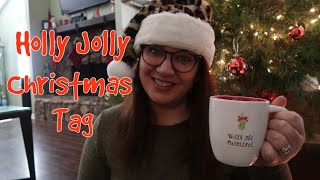 Holly Jolly Christmas tag