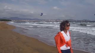 preview picture of video 'Kiteboarding, Saint-Aygulf, Fréjus Saint-Raphaël Mediterrenean Sea'