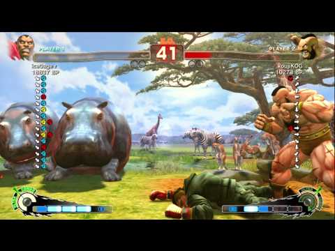 - R - [Balrog] vs KOG [Zangief] SSF4 Japanese Online Ranked Matches - TRUE-HD