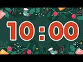 10 Minute Christmas Timer (Countdown Clock With Festive Ending Music)