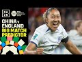 Big Match Predictor | China v England: Lionesses Eyeing World Cup History