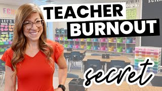 My Secret to Avoiding Teacher Burnout | Honest Chat & Update