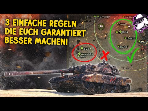 3 simple rules that are GUARANTEED to make you better in World of Tanks [Gameplay - German]