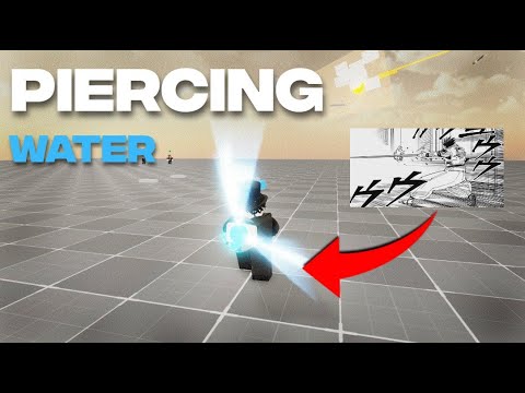 Meguna's Piercing Water made in JJS with new (vfx block) TUTORIAL IN COMMENTS