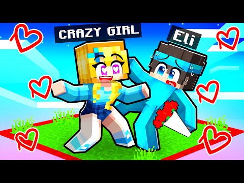 Eli Dates A Blue CRAZY GIRL on a ONE CHUNK in Minecraft!