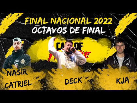 NASIR CATRIEL vs DECK vs KJA(BATALLÓN)-OCTAVOS-|FINAL NACIONAL CALL OF FREESTYLE|"NOCHE DE GALA 2.0"
