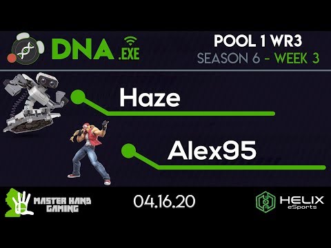 DNA.EXE S6:W3 - Haze (ROB, Diddy Kong) Vs. Alex95 (Terry) - Pool 1 WR3