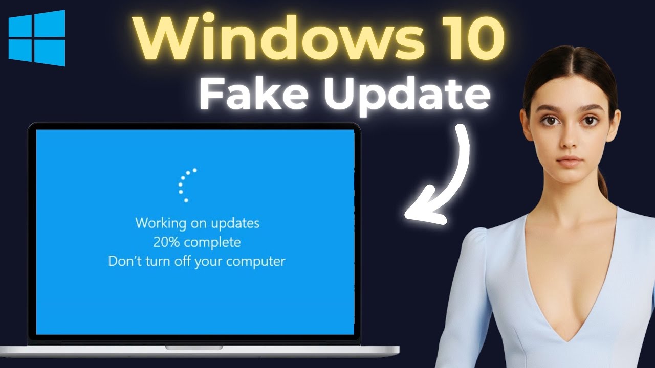 Fake Windows 10 Update Screen - Unlimited FREE