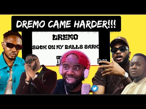Dremo Came 'harder' on Ghana rappers ( response to lyrical Joe) suk on my balls sark reaction video!