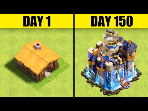 Get TH18 in 150 DAYS on a NEW account! (no money/hack)