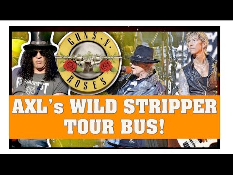 Guns N' Roses News: Axl Rose Wild Tour Bus & Dizzy's Daughter Gets Married