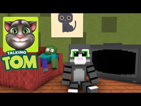 Monster School: My Talking Tom Challenge - Minecraft Animation