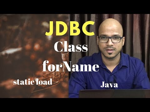 16 5 Class forName use in JDBC