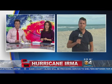 Beaches Deserted With Looming Threat Of Hurricane Irma