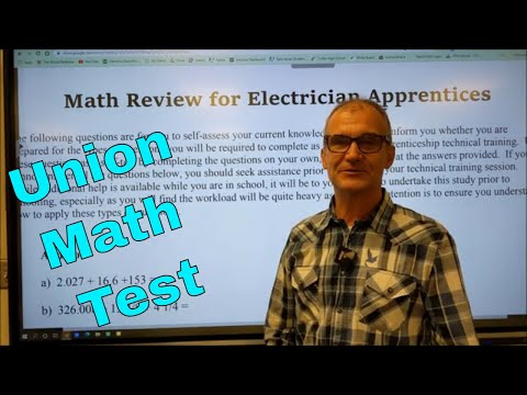 Electrical Union Math Test #1