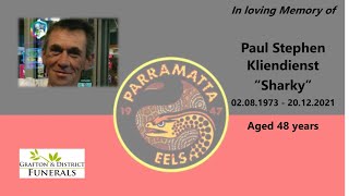 Memorial service for Paul Stephen Kliendienst