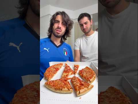 He DESTROYED the pizza