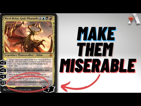 Conceding IS The Wincon | Nicol Bolas God-Pharaoh Historic Brawl Commander MTG Arena