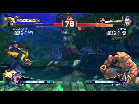 JettFTW vs  AquaSilk Super Street Fighter IV AE