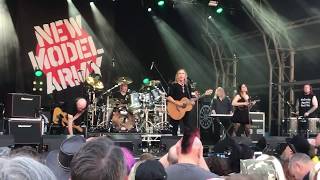 New Model Army Devil’s Bargain in Manchester 01/07/2018 Castlefield