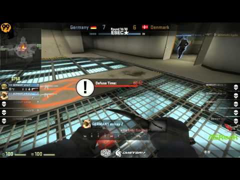 Deutschland vs Dänemark | Achtelfinale, European Championship - 2013 | de_nuke Map 2