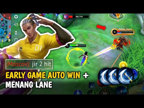 CARA MUDAH MENANG LANE PAKAI BRUNO ! TOP 1 GLOBAL BRUNO